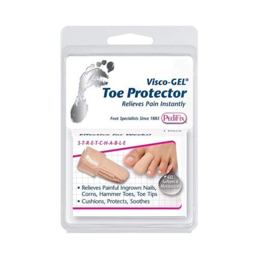 PediFix Visco-GEL Fabric-Covered Toe Protector - Tan