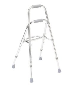 Drive Hemi Side Step Folding Walker - Silver
