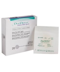 Convatec DuoDERM Extra Thin Hydrocolloid  Dressing, Film Backing, Beige - 1-1/2 x 1-3/4 Inch, Oval Sterile