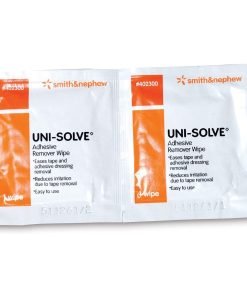 Smith & Nephew Uni-Solve Adhesive Remover Wipes, Alcohol Based (Box of 50)