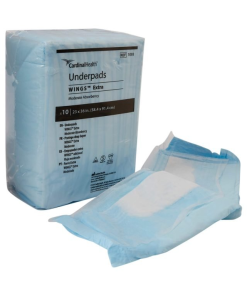 Cardinal Simplicity Extra Wings Fluff Disposable Underpad, 23 x 36 Inch (Case of 150)