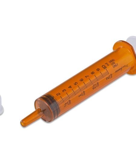 Cardinal Monoject Oral Medication Syringes Amber 3mL (Pack of 100)