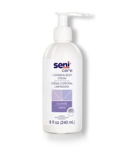 Seni Care Rinse-Free Body Wash Cleansing Cream Light Scent 8 oz Pump Bottle ( Pack of 1 )