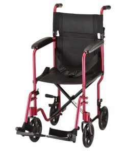 Nova 17 inch Transport Chair with Fixed Arms