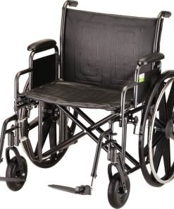 Nova Steel Wheelchair With Detachable Desk Arms & Swing Away Footrests
