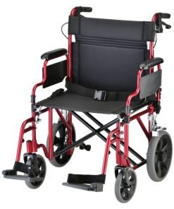 Nova Transport Chair with 12 inch Rear Wheels