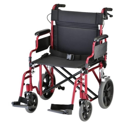 Nova Transport Chair with 12 inch Rear Wheels