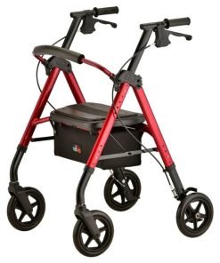 Nova STAR 8 Deluxe Rollator, Red