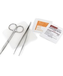 McKesson Suture Removal Kit, Scissor Style Handle, Straight Jaw, Sterile, Single Use (  Pack of 1 )