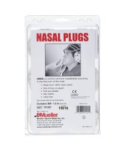 Mueller Nasal Cotton Plugs, White - 1-1/2 Inch NonSterile (Pack of 300)