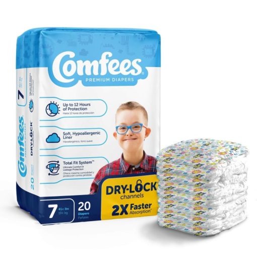 Attends Comfees Disposable Baby Diaper Moderate Absorbency, Size 7