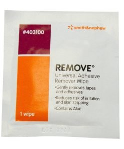 Smith & Nephew Remove Adhesive Wipes, Alcohol Based (Pack of 50)