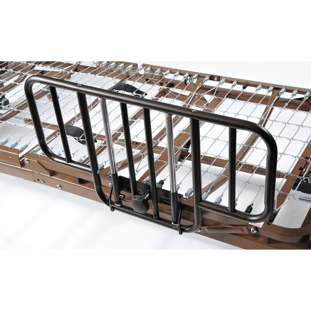 Drive Half Length Side Bed Rails with Brown Vein Finish