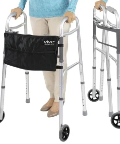 Vive Health Folding Walker - Black
