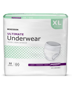Mckesson Ultimate Pull On With Adult Unisex Absorbent Disposable Underwear, Heavy Absorbency  X-Large
