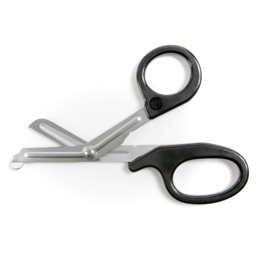 McKesson Utility Scissors, Office Grade, Angled Blunt Tip, Serrated Edge, NonSterile – 7-1/4 Inch  (Box of 10) - Image 4