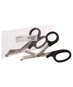 McKesson Utility Scissors, Office Grade, Angled Blunt Tip, Serrated Edge, NonSterile – 7-1/4 Inch  (Box of 10)