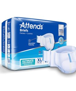 Attends Advanced Disposable Briefs, Heavy Absorbency - X-Large