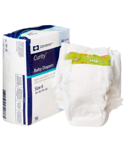 Cardinal Curity Disposable Baby Diaper, Heavy Absorbency - Size 6