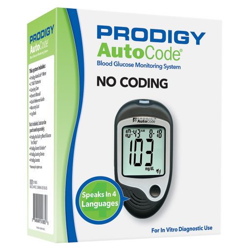 Prodigy AutoCode Blood Glucose Talking Monitoring System