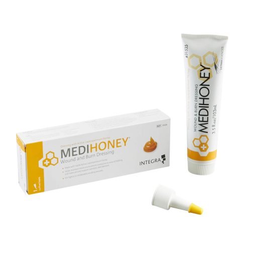 MediHoney Wound and Burn Dressing Paste - 3.5 oz Tube Sterile - Image 2