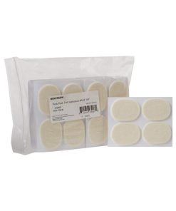 McKesson Pedi-Pad Foot Pad, Adhesive Backing Felt 1/8 Inch, White - Size 104 (Pack of 100)