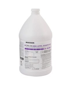 McKesson OPA/28 OPA High-Level Disinfectant RTU Liquid, Chemical Scent - 1 gal. Jug (3.8 L) Reusable