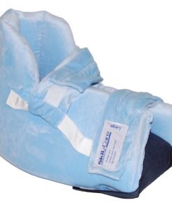 Skil-Care Heel Float Protector with Hook and Loop Strap-Fastening, Blue - Medium