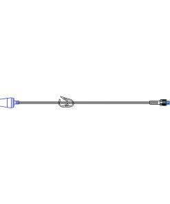 McKesson IV Extension Set Small Bore 14 Inch with Needle-Free Port Sterile Without Filter (Case of 50)