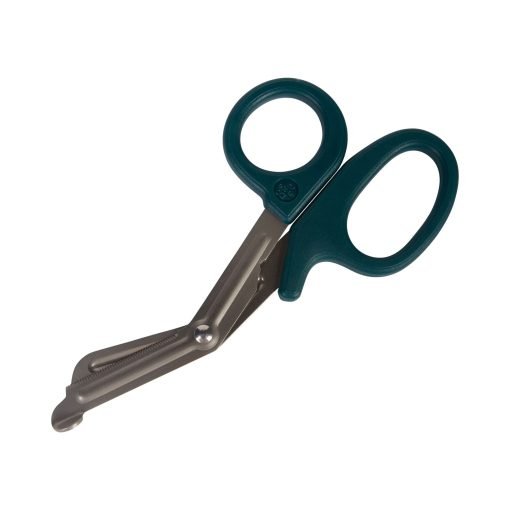 McKesson Medicut Trauma Shears with Medical-Grade Stainless Steel, Finger Ring Handle, Blunt Tip, Non-Sterile, Green - 7-1/4 Inch Length (Case of 10) - Image 4
