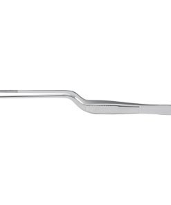 McKesson Lucae Ear Forceps, Bayonet Type, Straight Serrated Tips, Stainless Steel, NonSterile, Reusable – 5-1/2 Inch ( Pack Of 1 )
