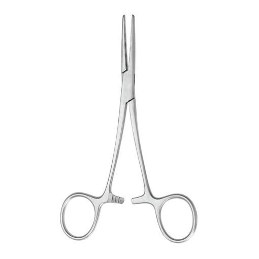 McKesson Argent Halsted Mosquito Forceps, Straight Serrated Tips, NonSterile, Reusable, Surgical Grade – 5 Inch ( Pack Of 1 )