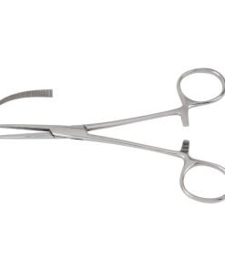 McKesson Crile Hemostatic Forceps, Curved Serrated Tips, NonSterile, Reusable, Floor Grade, Locking – 5-1/2 Inch (Pack of 1)