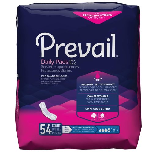 Prevail Bladder Control Pad Moderate Absorbency, 11 Inch Length