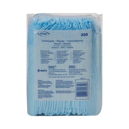 TENA Regular Disposable Underpad, Fluff, Light Absorbency, 17 x 24 Inch - Image 2