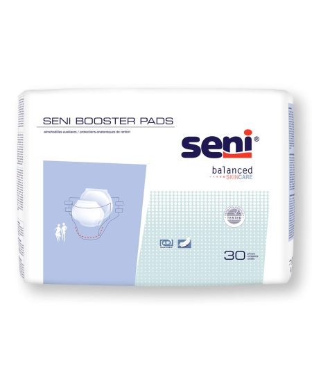 Seni Booster Pads With Super Absorbent Core ,Moderate Absorbency White, - 25 Inch Length