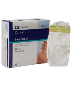 Cardinal Curity Disposable Baby Diaper, Heavy Absorbency - Size 5