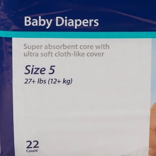 Cardinal Curity Disposable Baby Diaper, Heavy Absorbency - Size 5 - Image 3