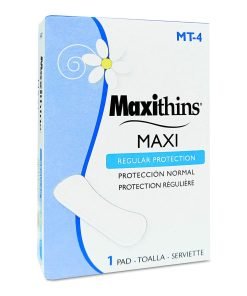Maxithins Maxi Feminine Protection Pads, Regular Absorbency (Case of 250)