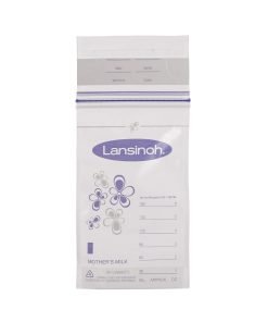 Lansinoh Breast Milk Storage Bag, Clear - 6 oz (Pack of 50)