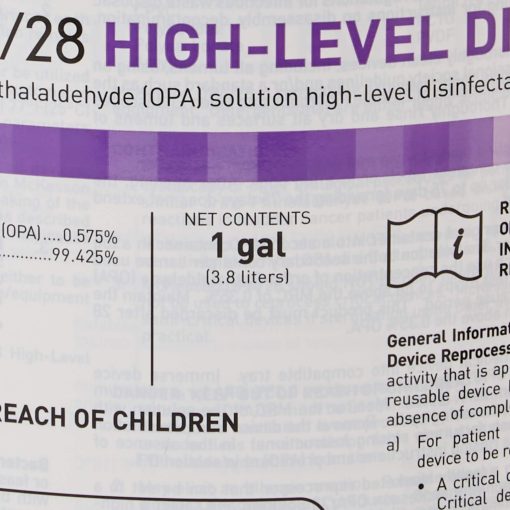 McKesson OPA/28 OPA High-Level Disinfectant RTU Liquid, Chemical Scent - 1 gal. Jug (3.8 L) Reusable - Image 2