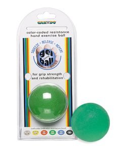 Fabrication CanDo Standard Gel Squeeze Ball for Hand Exercise - Medium Green