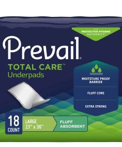Prevail Total Care Disposable Fluff Underpads Light Absorbency, Large - 23 x 36 Inch
