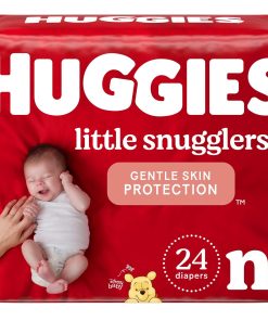 Huggies Little Snugglers Newborn Disposable Unisex Baby Diaper - Heavy Absorbency (Pack of 24)