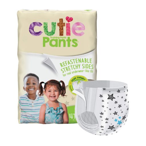 Cuties Refastenable Toddler Training Pants for Unisex, Disposable Heavy Absorbency – Size 4T to 5T