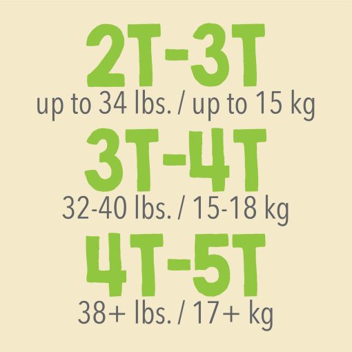 Cuties Refastenable Toddler Training Pants for Unisex, Disposable Heavy Absorbency – Size 4T to 5T - Image 5
