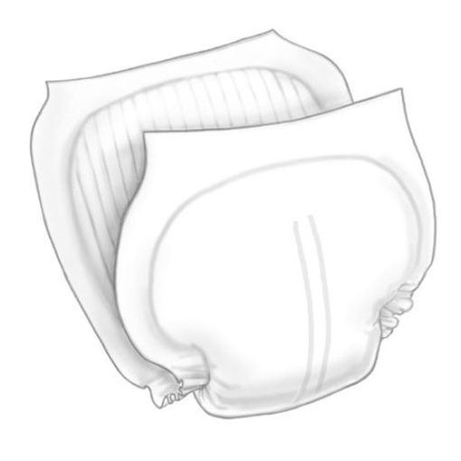 Cardinal Incontinence Liner Wings 13 X 24 Inch Heavy Absorbency Super Absorbent Core One Size Fits Most, Pack of 48
